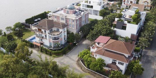 Bán biệt thự mặt tiền Nguyễn Văn Hưởng và sông Sài Gòn 1911m2 sổ hồng – gia = 300 ty