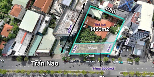BÁN SIÊU PHẨM LÔ ĐẤT HIẾM CÓ TẠI MT TRẦN NÃO QUẬN 2